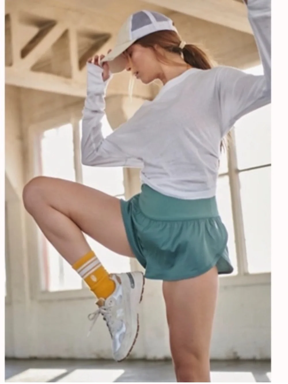 Free People Game Time Shorts green-small